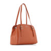 Immagine di DAVID JONES - Borsa shopping con fibbie sui manici e tasca zip posteriore