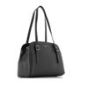 Immagine di DAVID JONES - Borsa shopping con fibbie sui manici e tasca zip posteriore