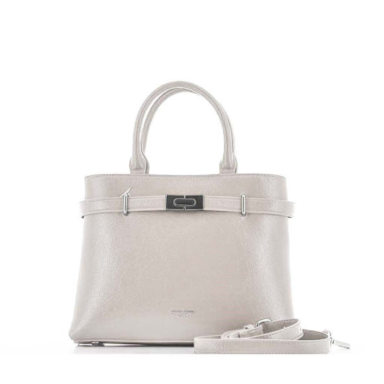 Immagine di DAVID JONES - Borsa due manici doppio scomparto con cinta frontale e tracolla rimovibile