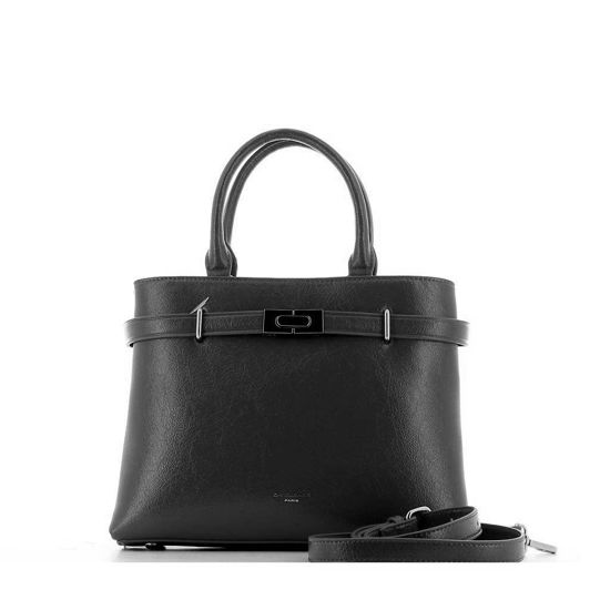 Immagine di DAVID JONES - Borsa due manici doppio scomparto con cinta frontale e tracolla rimovibile