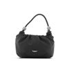 Immagine di DAVID JONES - Borsa a mano/ tracolla plissettata con accessori tondi sui manici e tracolla rimovibile