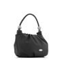 Immagine di DAVID JONES - Borsa a mano/ tracolla plissettata con accessori tondi sui manici e tracolla rimovibile