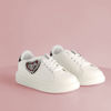 Immagine di VANILLA PUNK - Sneakers con applicazione cuore rivestito di strass e pietre