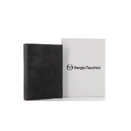 Immagine di SERGIO TACCHINI - Portafoglio tasconcino in VERA PELLE con taschino porta spicci