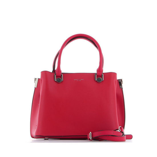 Immagine di DAVID JONES - Borsa due manici con tracolla rimovibile