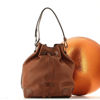 Immagine di DIVAS- Borsa a secchiello in VERA PELLE con tracolla allungabile, MADE IN ITALY