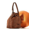 Immagine di DIVAS- Borsa a secchiello in VERA PELLE con tracolla allungabile, MADE IN ITALY