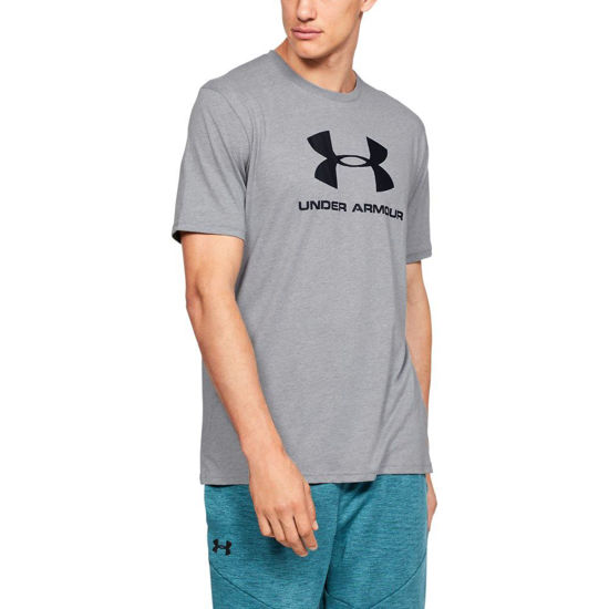 Immagine di UNDER ARMOUR - T-SHIRT MM SPORTSTYLE LOGO SS STEEL