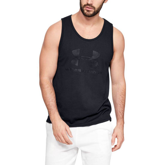 Immagine di UNDER ARMOUR - CANOTTA SPORTSTYLE LOGO TANK BLACK