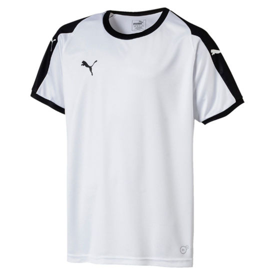 Immagine di PUMA - T-SHIRT MM LIGA JR TEE WHITE-BLACK