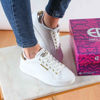 Immagine di ENRICO COVERI CONTEMPORARY - Sneakers con patch posteriore effetto specchio