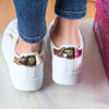 Immagine di ENRICO COVERI CONTEMPORARY - Sneakers con patch posteriore effetto specchio