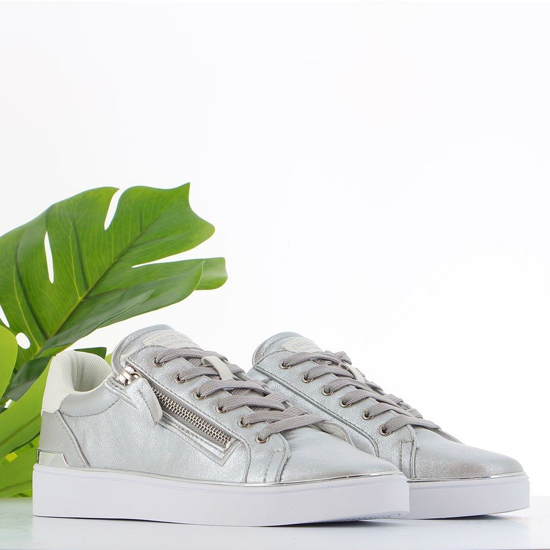Immagine di ENRICO COVERI CONTEMPORARY - Sneakers con zip laterale dettagli metallici