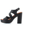 Immagine di AD+GUAPA - Sandalo con fascia diagonale e sottopiede in VERA PELLE, tacco 10,5CM