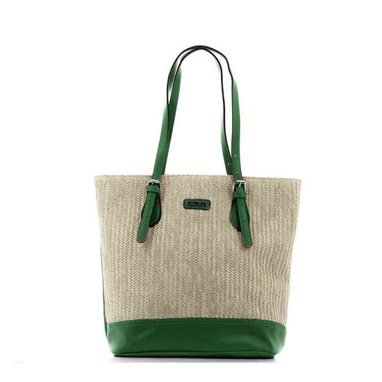 Immagine di ANNES NICOLE - Shopping multimateriale con fibbie sui manici