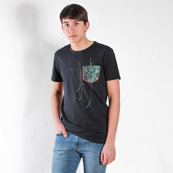 Immagine di YELLOW DOG - TSHIRT MEZZA MANICA TASCHINO STAMPA FOGLIE