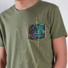 Immagine di YELLOW DOG - TSHIRT MEZZA MANICA TASCHINO STAMPA FOGLIE
