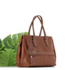 Immagine di Divas- Borsa due manici in VERA PELLE con zip orizzontale frontale, MADE IN ITALY