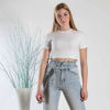 Immagine di BACHATA - CROP TOP COSTINA MANICA CORTA