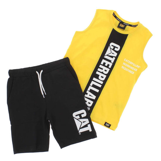 Immagine di CATERPILLAR - BOY CANOTTA CON BERMUDA