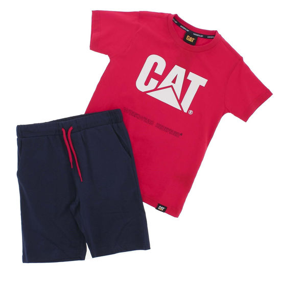 Immagine di CATERPILLAR - BOY TSHIRT MEZZA MANICA CON BERMUDA