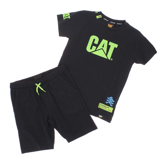 Immagine di CATERPILLAR - BIMBO TSHIRT MEZZA MANICA CON BERMUDA