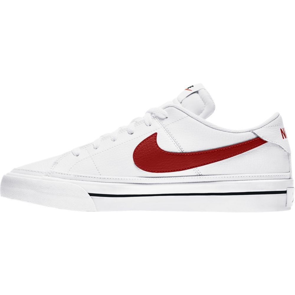 nike court legacy black red