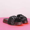 Immagine di VANILLA PUNK - Ciabatta platform  con pelliccia e catena