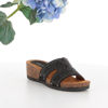 Immagine di VANILLA PUNK - Ciabatta platform fascia con strass, zeppa 5CM