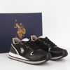 Immagine di U.S. POLO ASSN. - Sneakers Tuzla Black  in ecopelle con dettagli argento