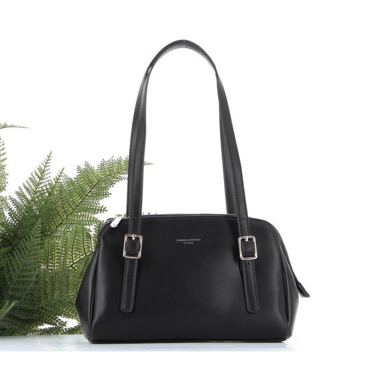 Immagine di DAVID JONES - Borsa piccola due manici con fibbie