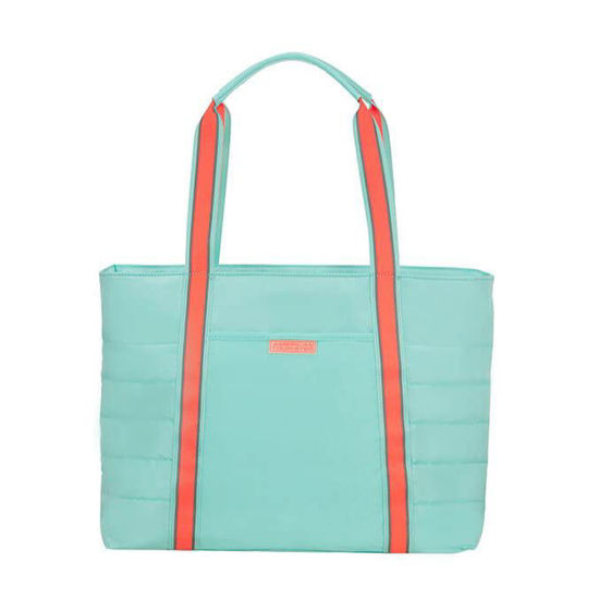 Immagine di AMERICAN TOURISTER - Shopping con inserti bicolore e scomparto interno porta computer fino a 14.1"