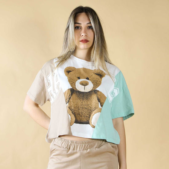 Immagine di MY JEWELS - TSHIRT MEZZA MANICA STAMPA ORSETTO