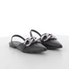 Immagine di MISS GLOBO - Ballerina a punta slingback in VERA PELLE con catena, MADE IN ITALY