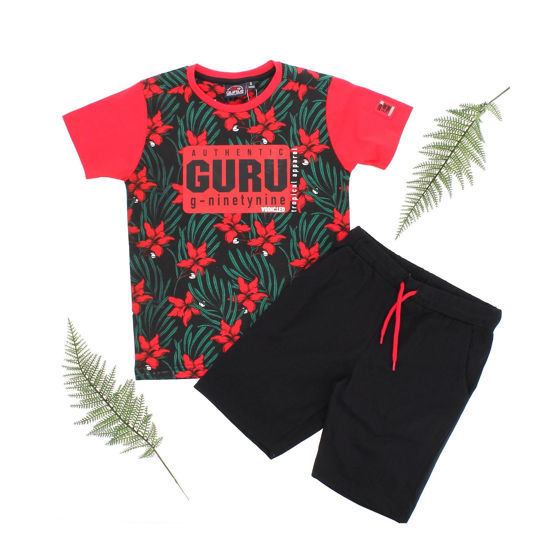 Immagine di GURU 99 - BOY TSHIRT MEZZA MANICA CON BERMUDA