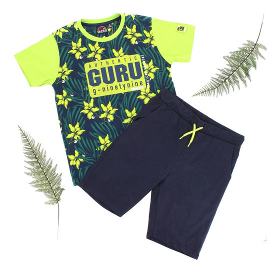 Immagine di GURU 99 - BOY TSHIRT MEZZA MANICA CON BERMUDA