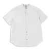 Immagine di BLUE LEMON - OVER CAMICIA MANICA CORTA LINO COLLO COREANO