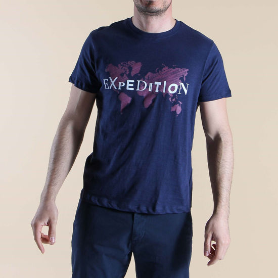 Immagine di BROKERS - T-SHIRT MANICA CORTA CON STAMPA