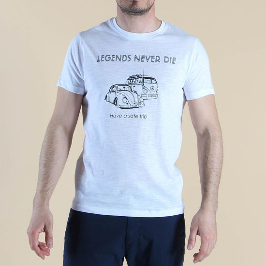 Immagine di BROKERS - T-SHIRT MANICA CORTA CON STAMPA