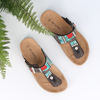 Immagine di MY JEWELS - Ciabatta platform infradito con strass e pietre