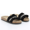 Immagine di MY JEWELS - Ciabatta platform con volant e strass sulla fascia