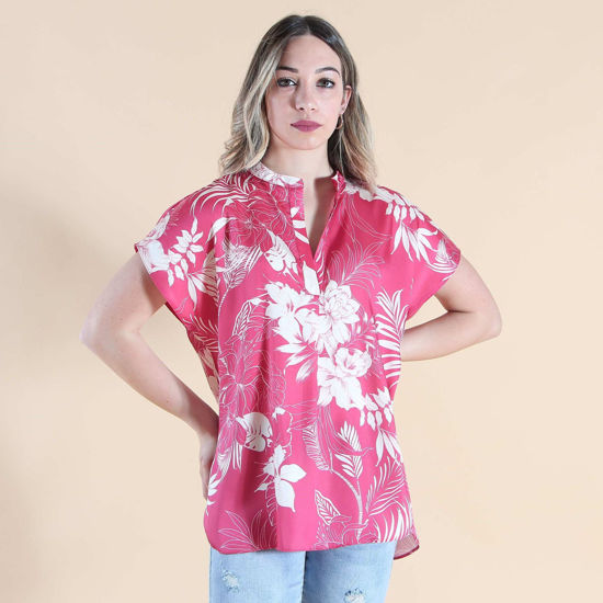 Immagine di CAMICIA MEZZA MANICA FANTASIA RASO