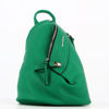 Immagine di ENRICO COLLEZIONE- Zaino verde con zip centrale e pulsante a chiusura