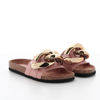 Immagine di FLYFOR - Ciabatta rosa platform con catena sulla fascia