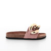 Immagine di FLYFOR - Ciabatta rosa platform con catena sulla fascia
