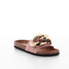 Immagine di FLYFOR - Ciabatta rosa platform con catena sulla fascia