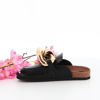 Immagine di FLYFOR - Sabot camel platform con punta tonda e catena sulla fascia