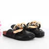 Immagine di FLYFOR - Sabot camel platform con punta tonda e catena sulla fascia