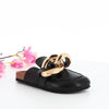 Immagine di FLYFOR - Sabot camel platform con punta tonda e catena sulla fascia
