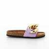 Immagine di FLYFOR - Ciabatta lilla platform con catena sulla fascia